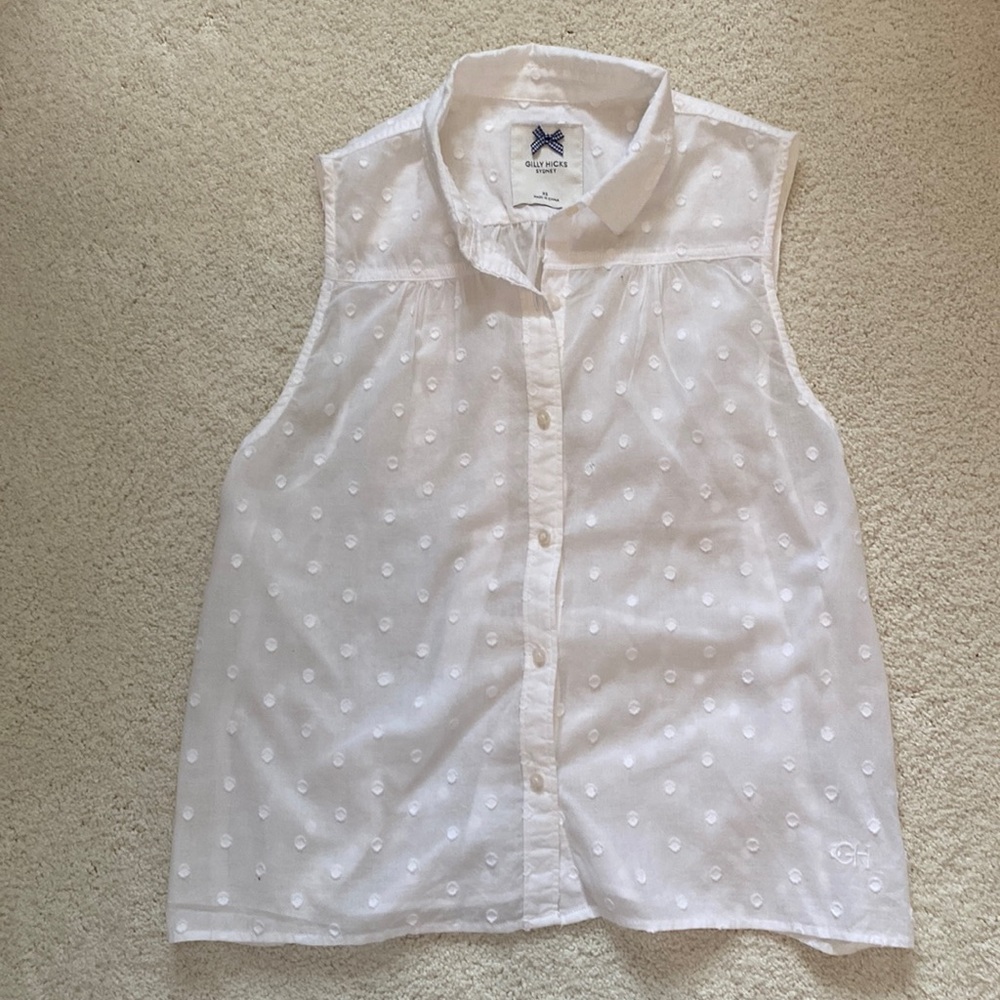 Gilly Hicks white Swiss dot